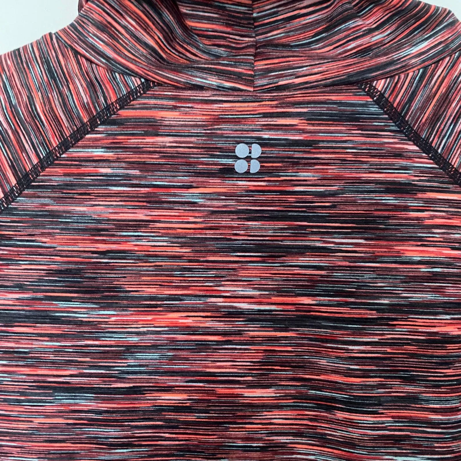 Sweaty Betty Orange Active Turtleneck Thumb Hole Sweatshirt Sz XS (No Sz Tag) - Image 4