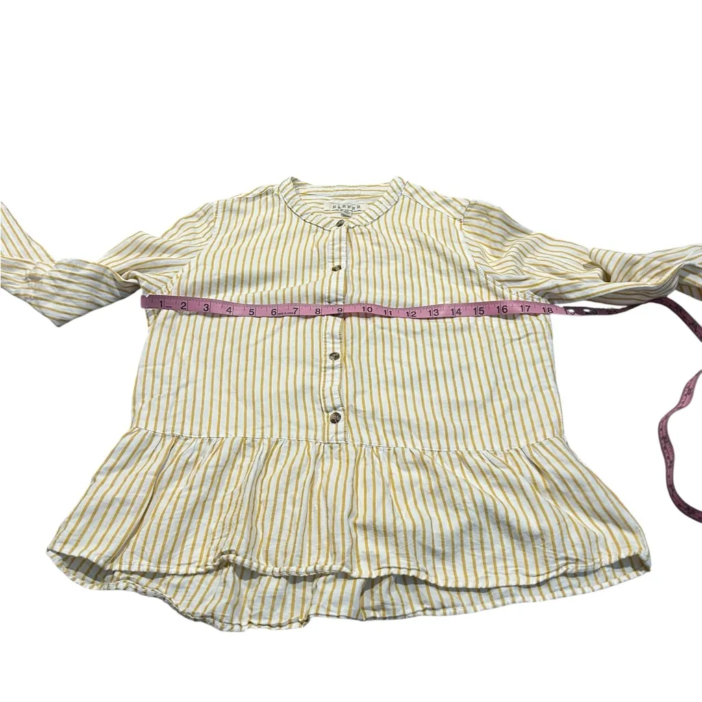 HARPER yellow and white striped top - Image 4