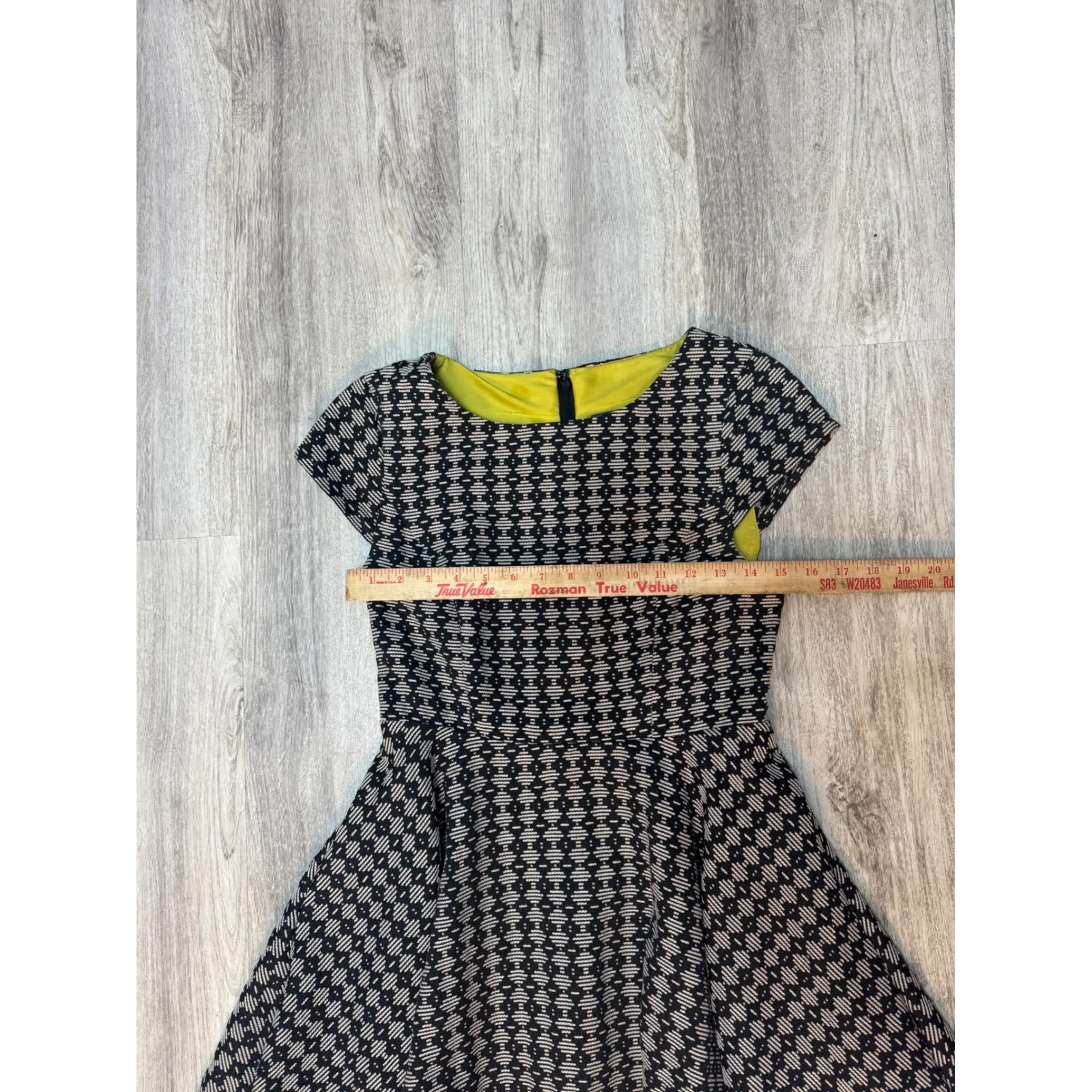 Anthropologie Maeve Jacquard Circle Skater Dress Size‎ 2 - Image 5