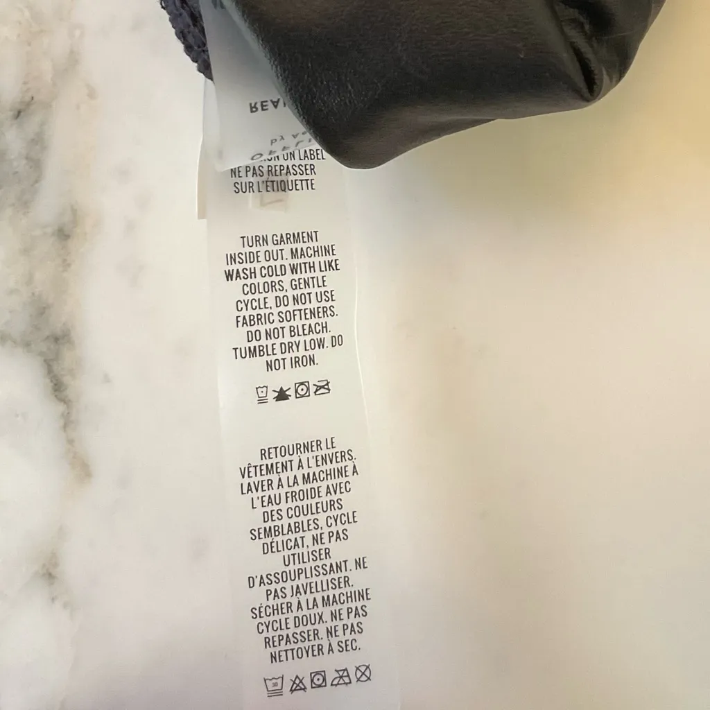 NWOT Aerie Offline Real Luxe Black Faux Leather Legging Sz Small - Image 10