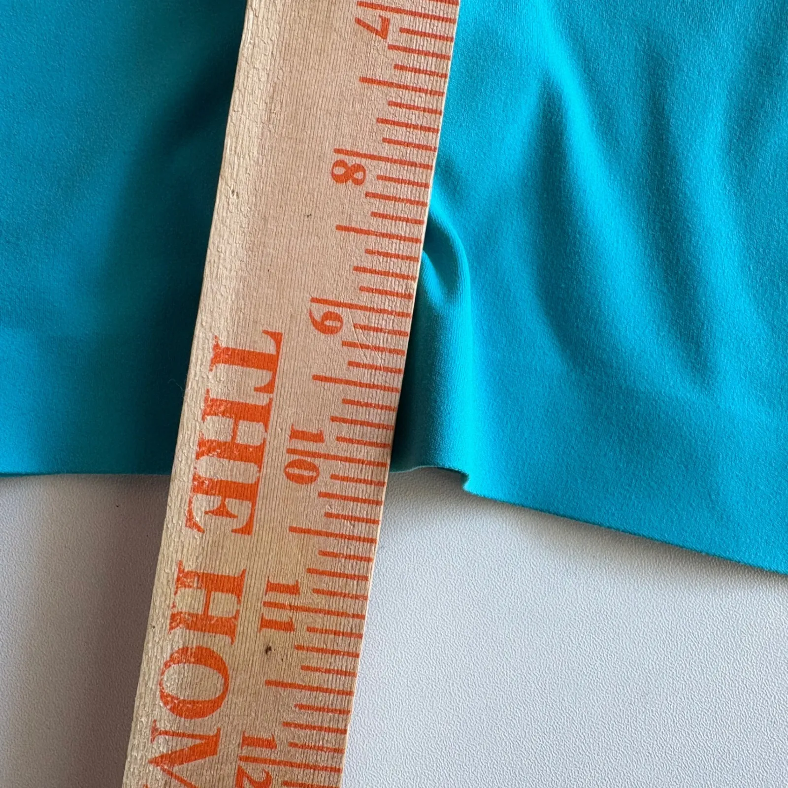 Greyson Women's Turquoise Blue‎ Athletic Biker Shorts With Pockets - Image 5