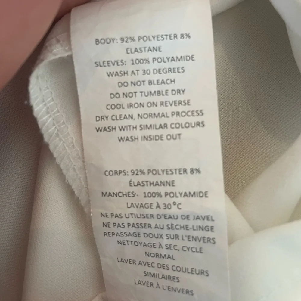 White Tuxedo Inspired Mini Dress - Image 4