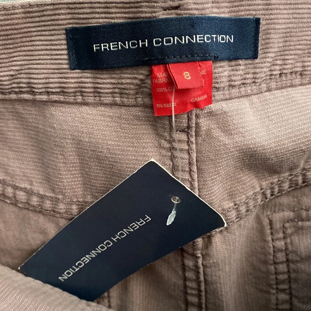 French Connection NEW Women's Size 8 Corduroy Brown Skirt New with tag - Image 5