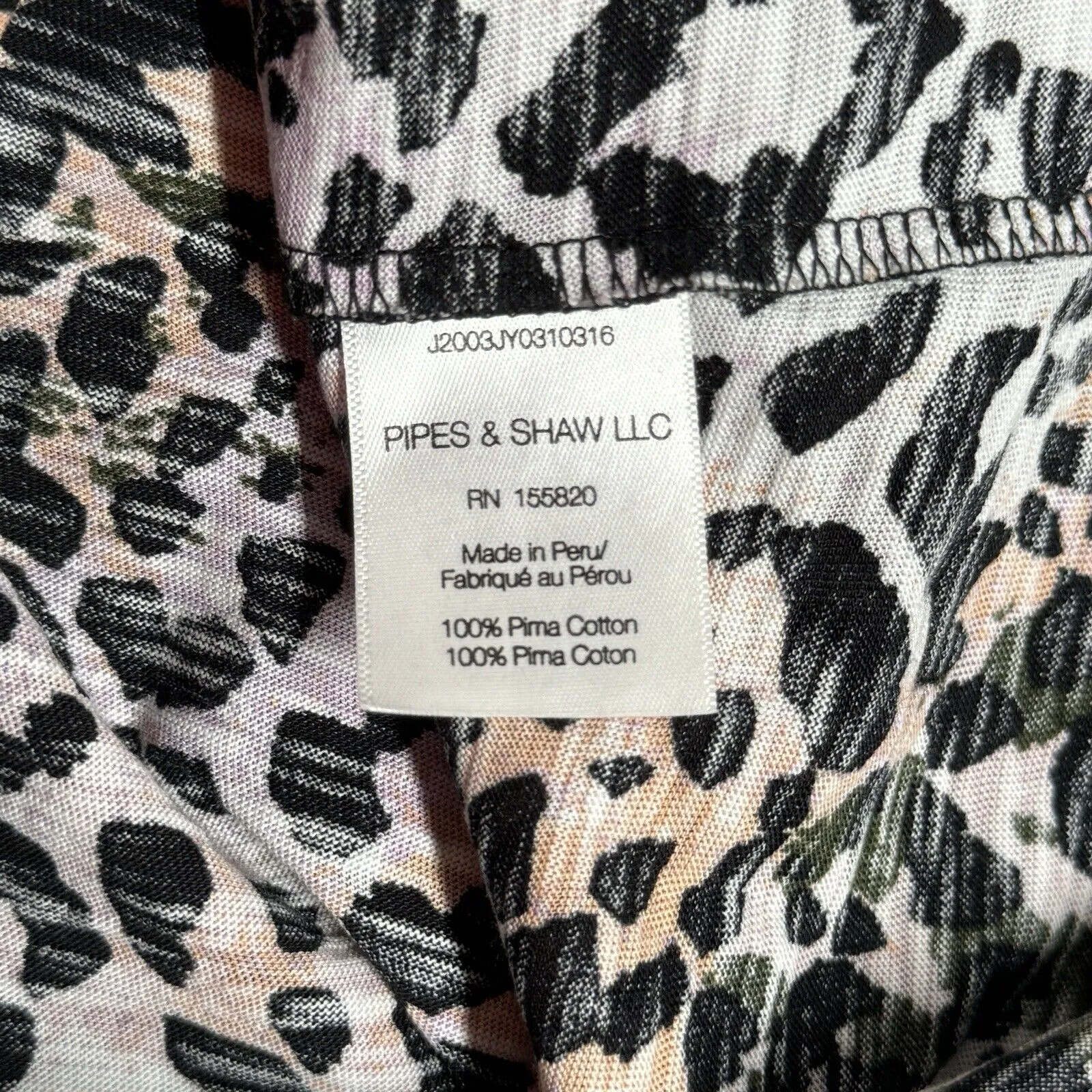 Veronica Beard Shirt‎ Womens XS Pink Black Leopard Cheetah T Shirt Tee Casual - Image 7