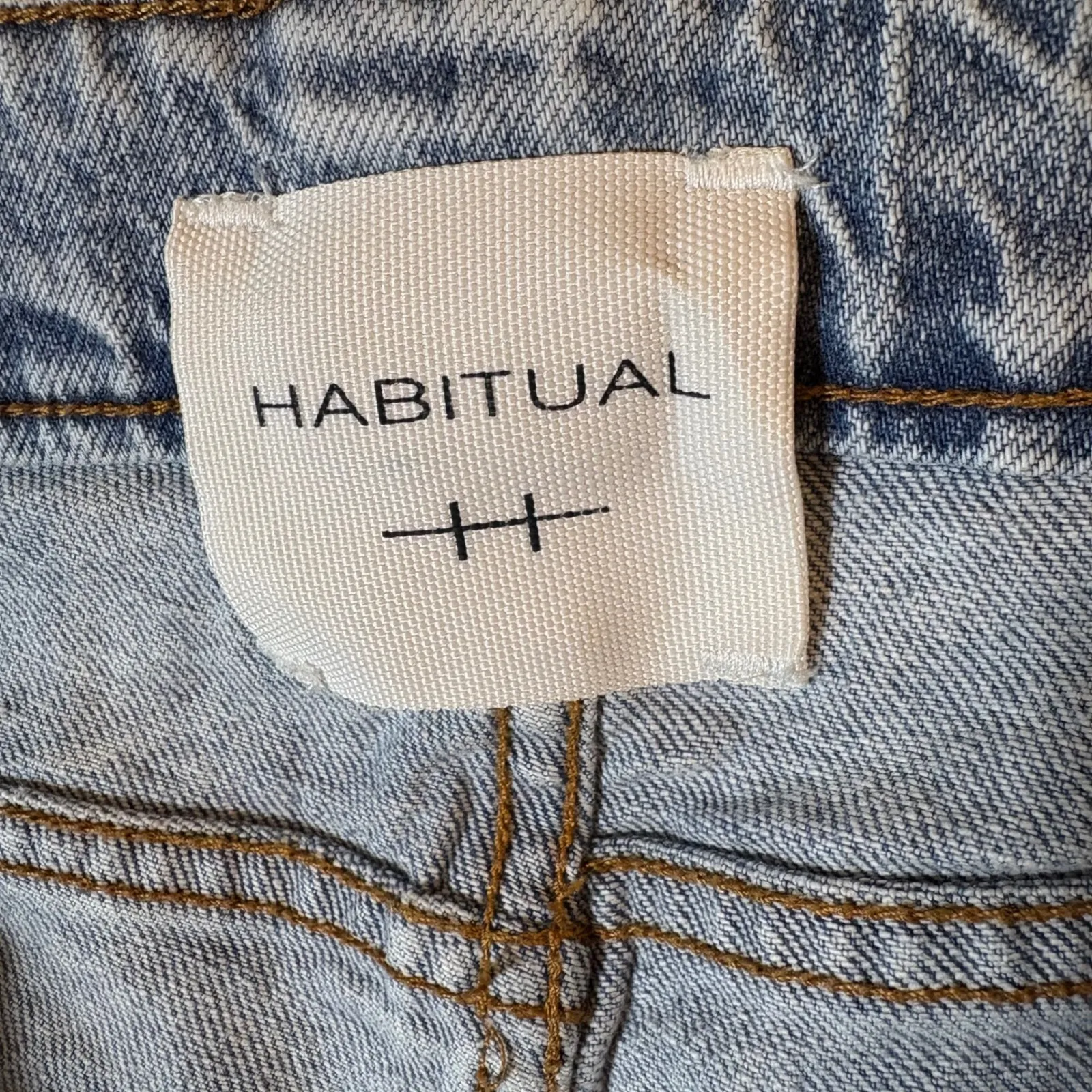 Habitual Denim High Waisted Straight Leg Jeans Pacific Wash‎ Size 4/27 - Image 7