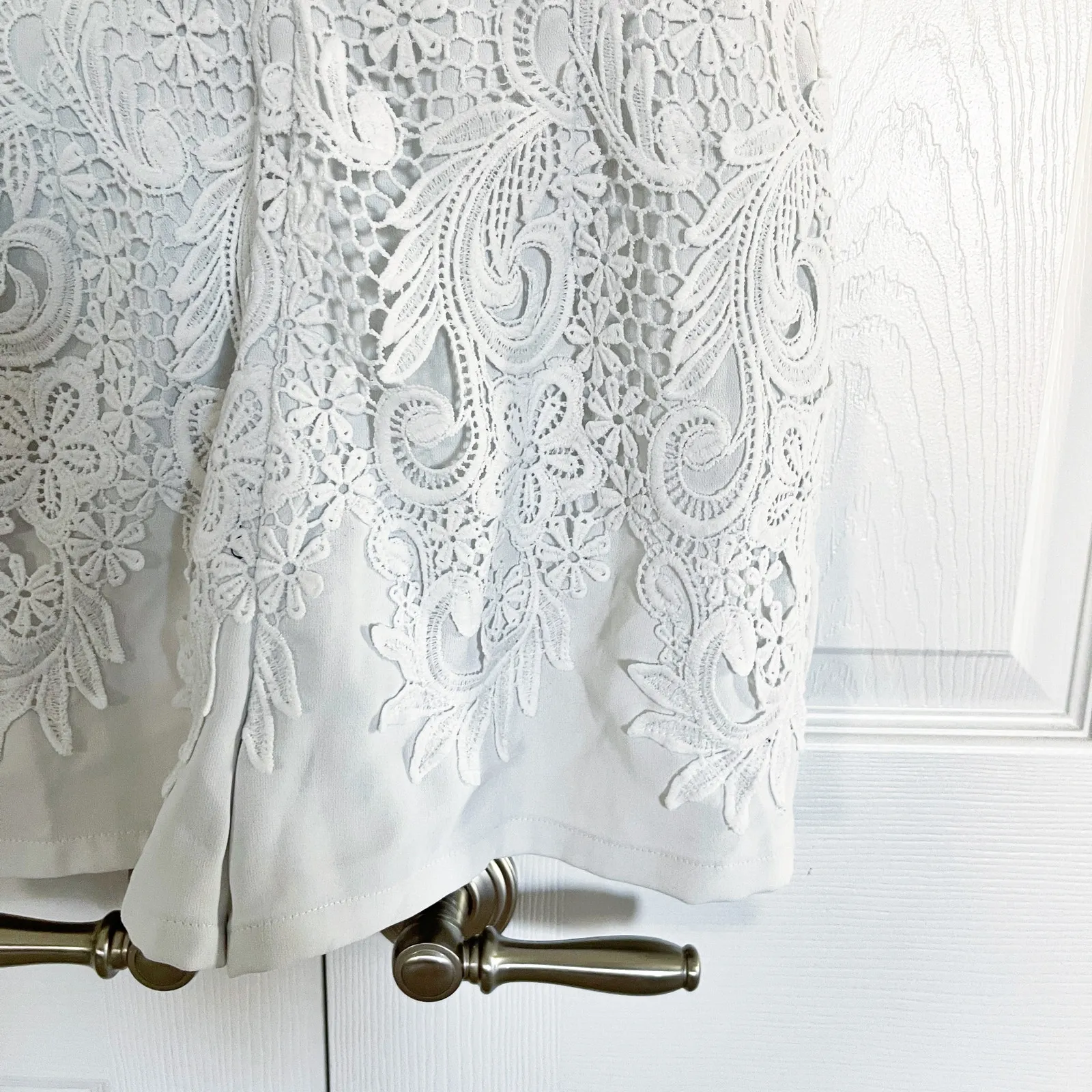 Greylin  Jaylee Lace Appliqué Romper - Image 5