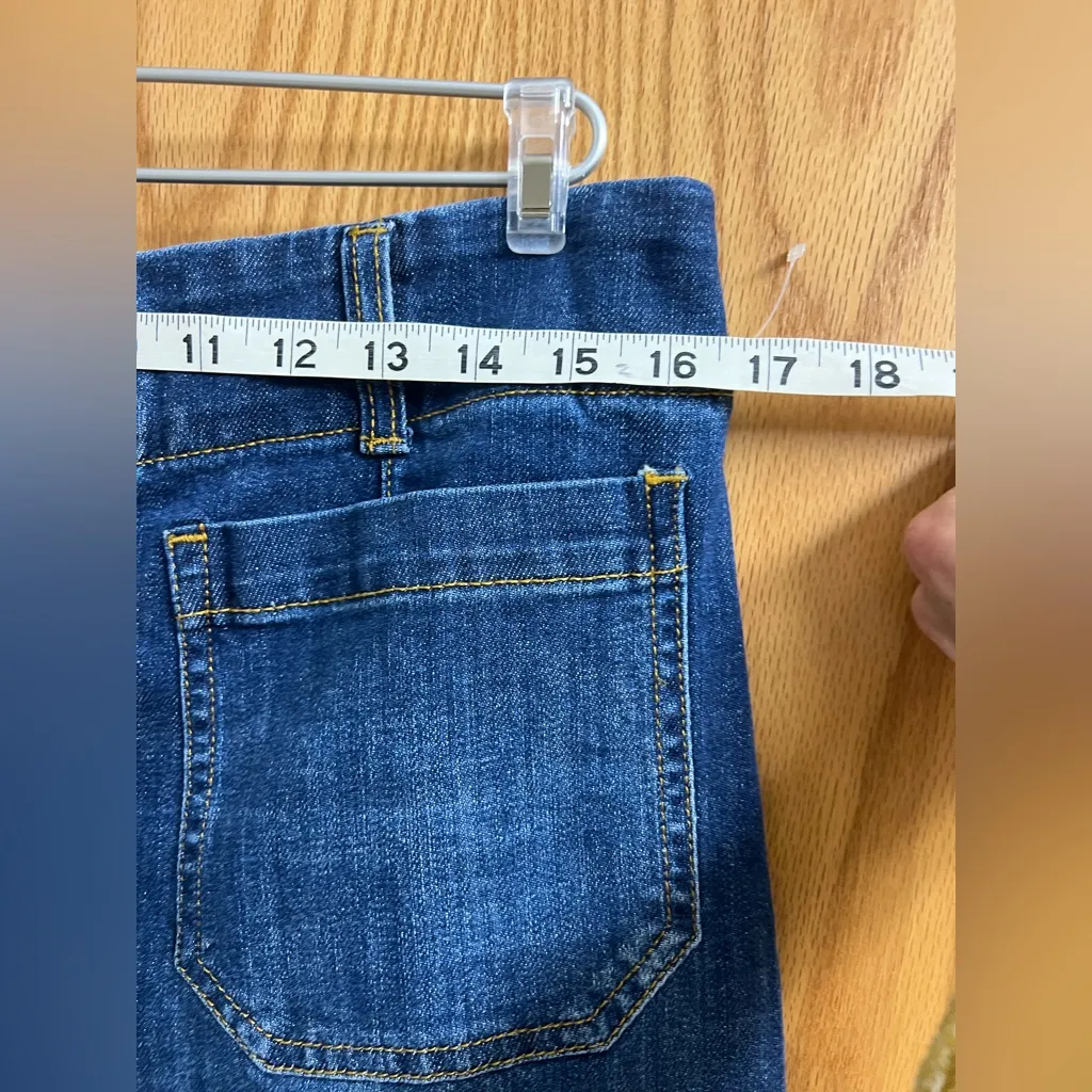 Maeve The Colette Denim High-Rise Cropped Wide-Leg Jeans NWT - Image 5