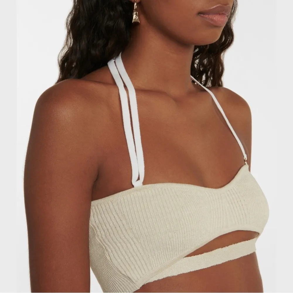 Jacquemus "le bandeau" Beijo Beige Bralette Size M - Image 4