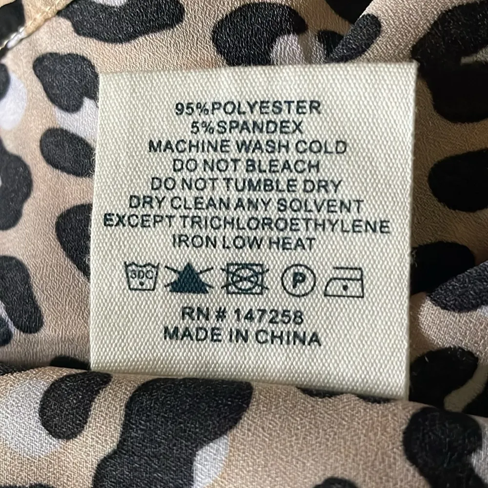 Simply southern animal print dress new without tags L - Image 4