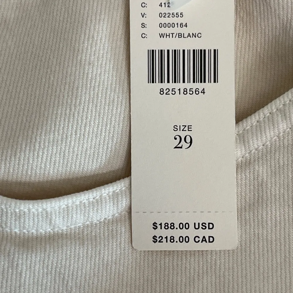 NWT Citizens of Humanity Premium Vintage White Shorts Size 29 $188 Retail - Image 7