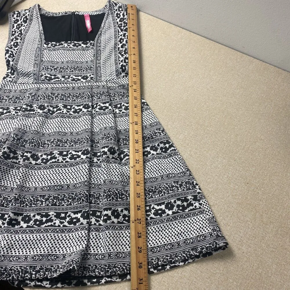 Plenty By Tracy Reese Women’s XS Dress Pleated Fit Flare Black White - Image 10