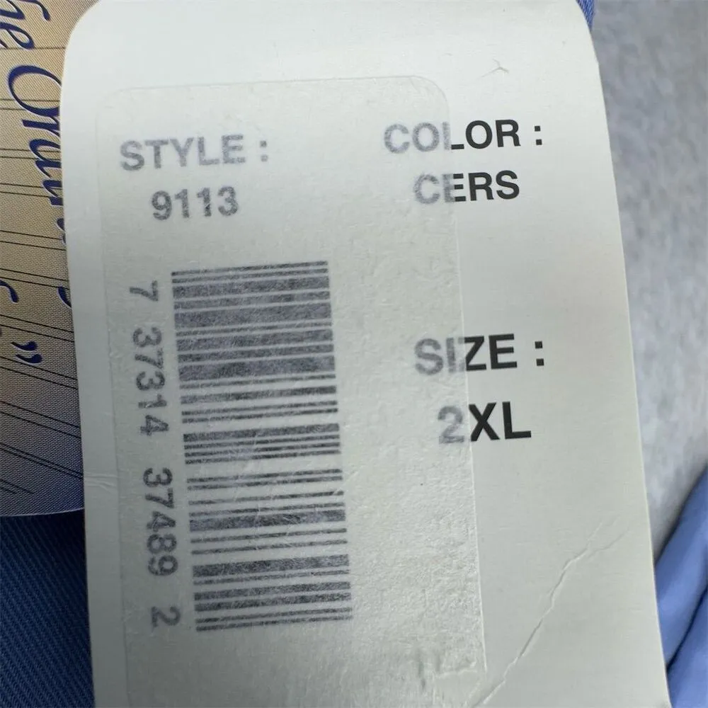 Sanibel Scrubs Unisex 2XL Blue Medical Scrub Pants Size 2X - Image 4