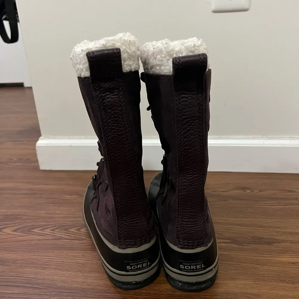 Sorel Brown Joan Of Arctic Snow Boots Size 8 US $240 - Image 3