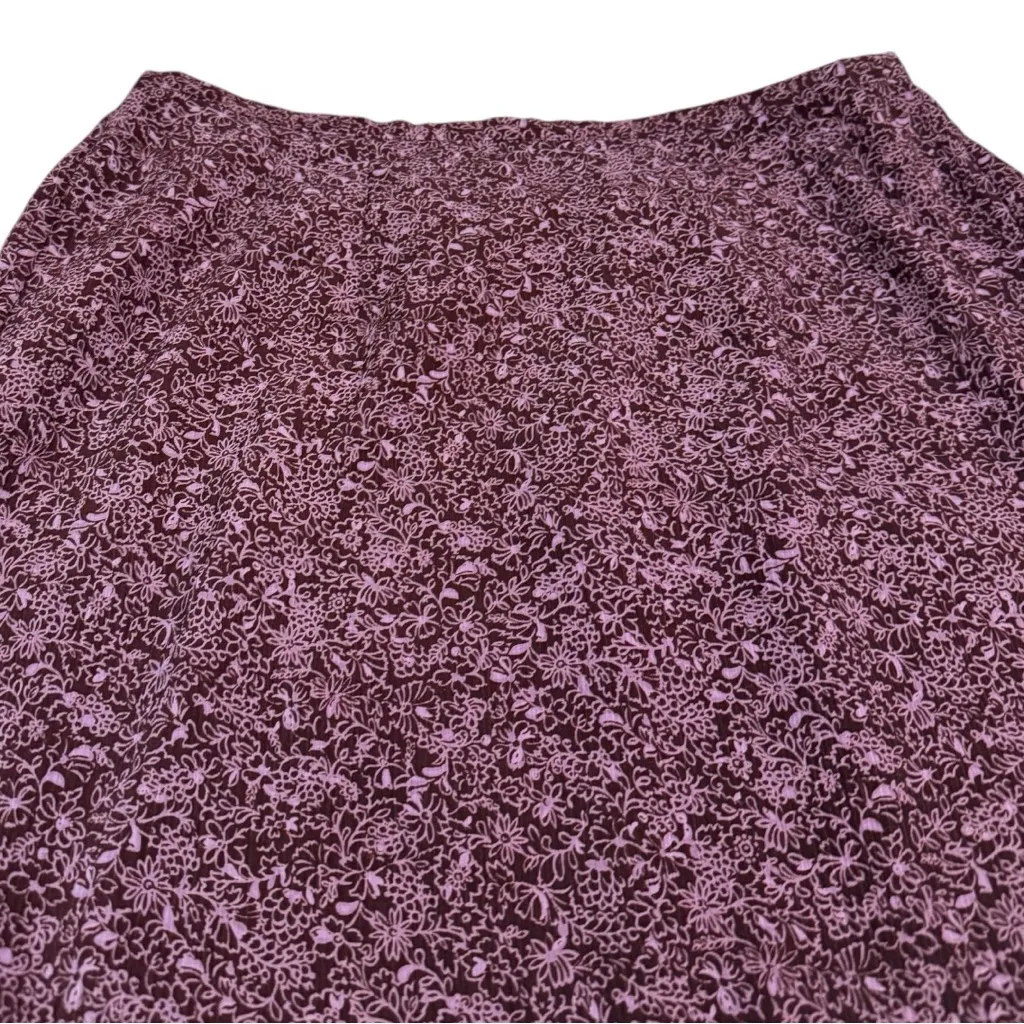 Norton McNaughton Plum A-Line Skirt - Image 4
