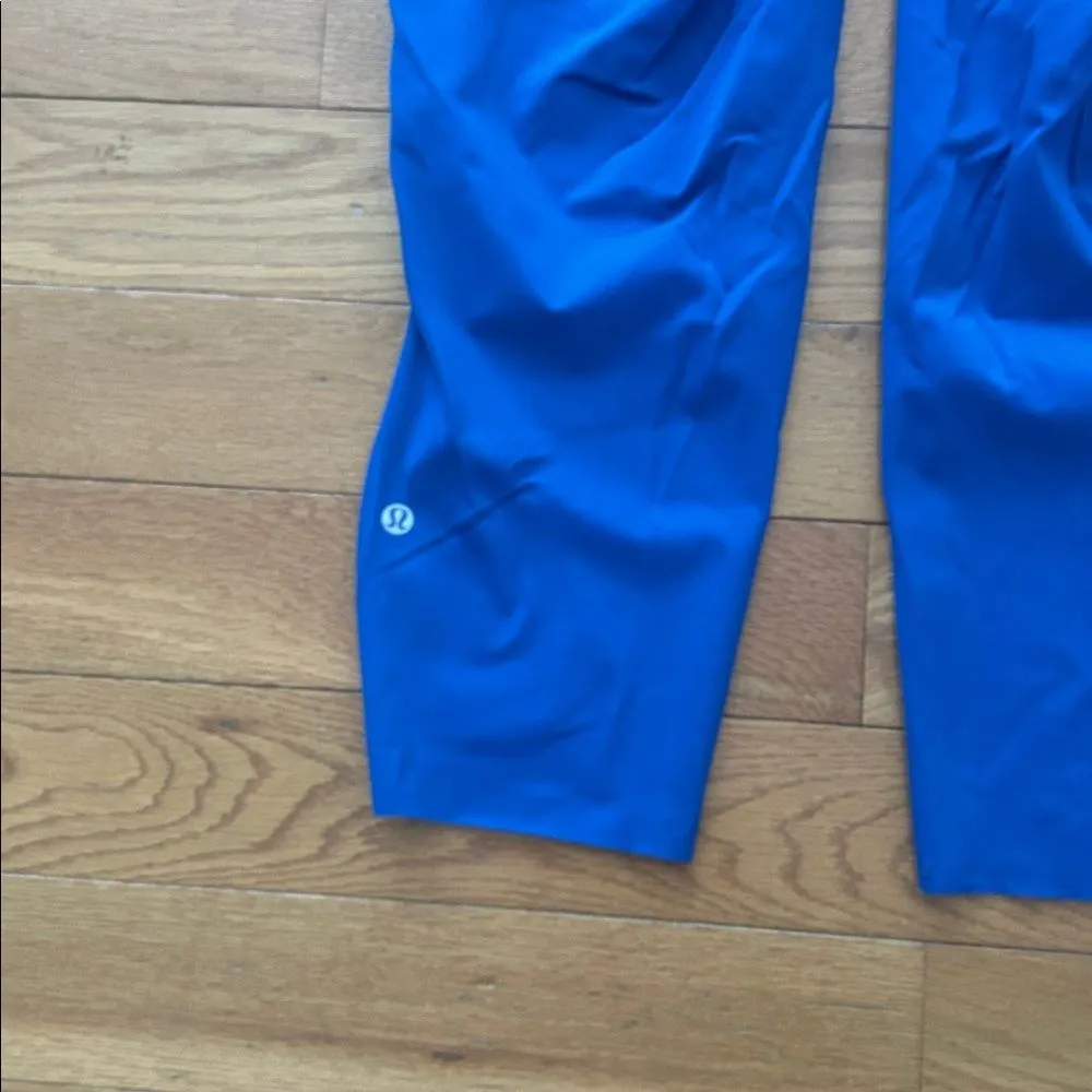 Lululemon Blue Base Pace HR Tight Cropped Crop Length 23” Women's Size 14 Royal - Image 8
