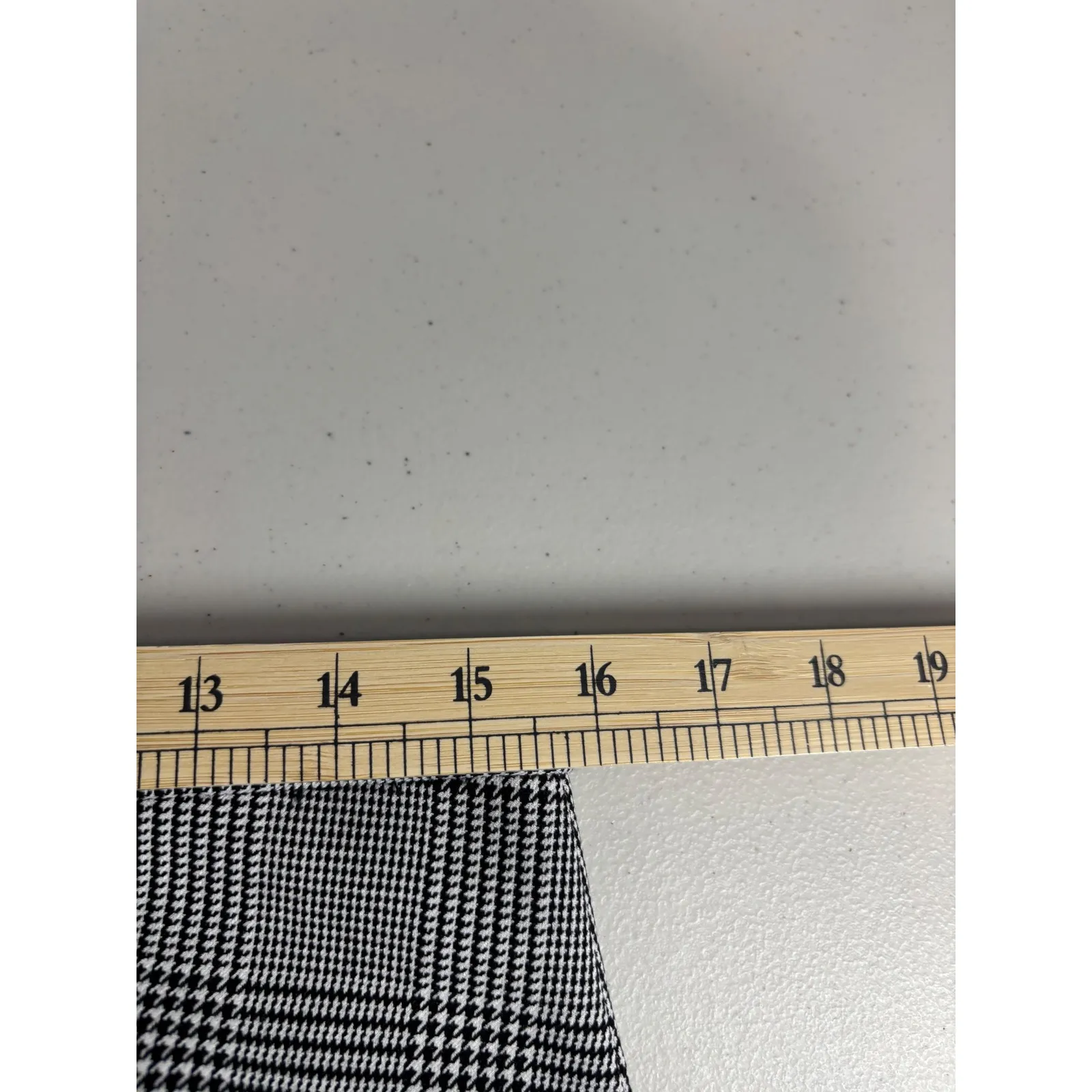 J. Crew Black White Glen Plaid Peplum Skirt 10 Flounce Zip Office Workwear - Image 8