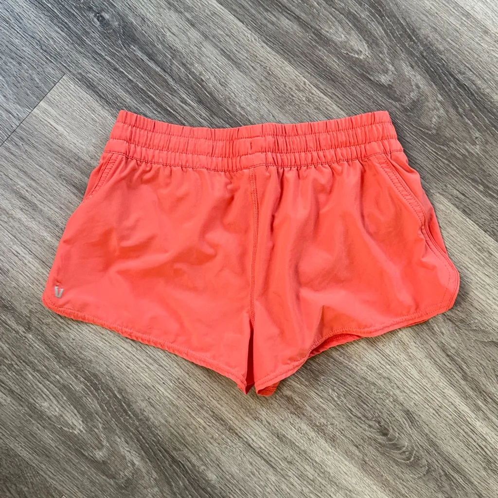 Vuori Bright Orange Running Shorts Small Clementine 2.0 - Image 4