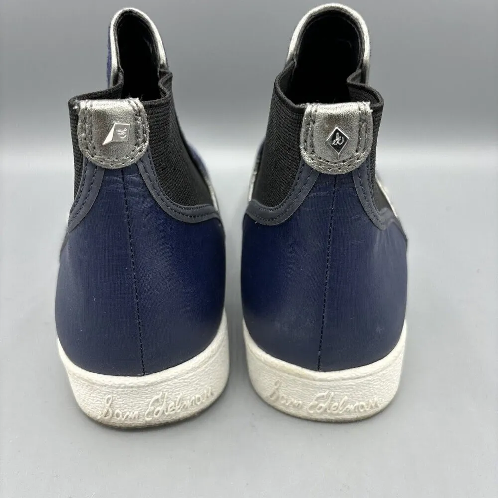 Sam Edelman Boot Womens 8.5 Blue Margot High Top Sneaker Ankle Comfort Casual‎ - Image 3