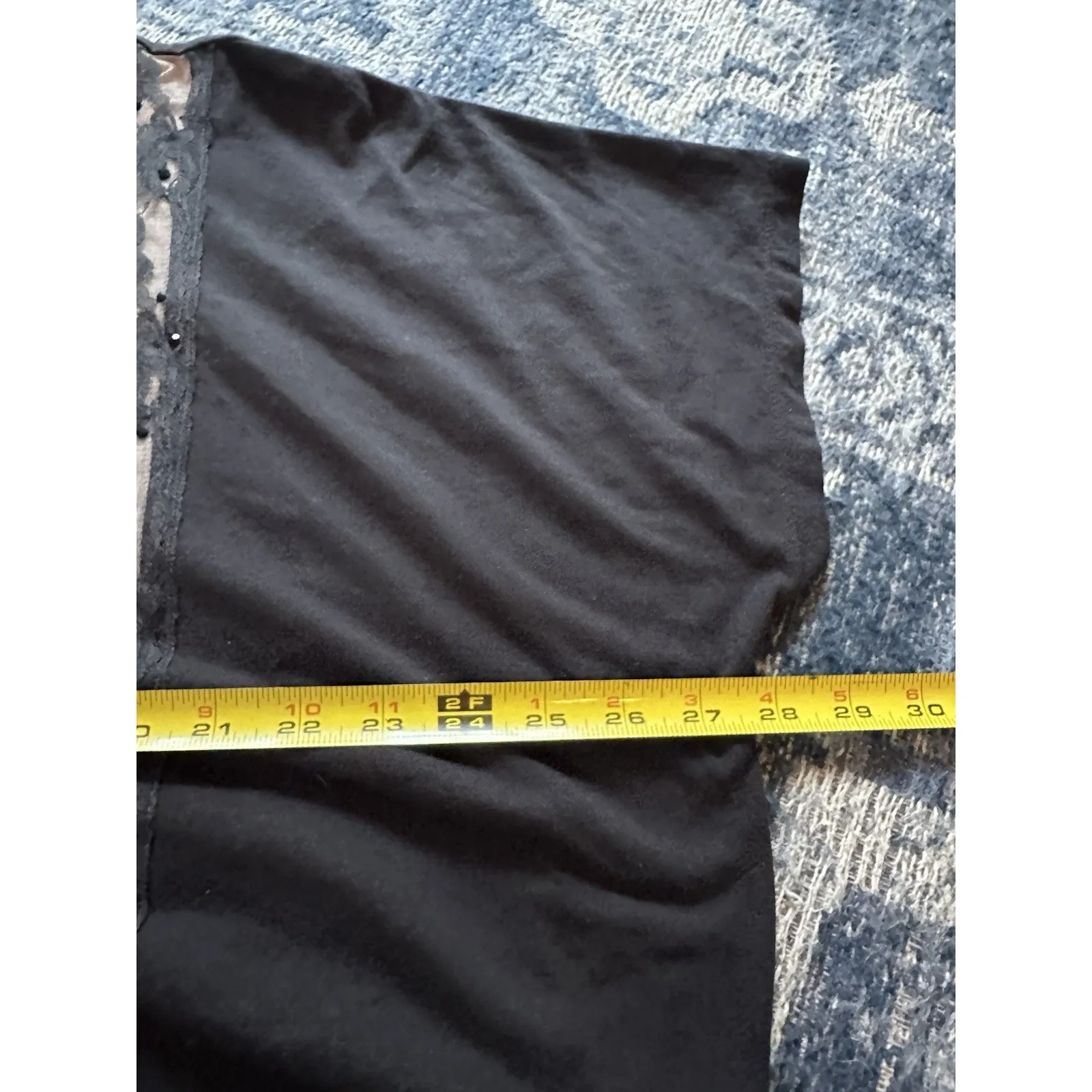 Victoria Secret Y2K Top Lace Sequins Scoopneck Dolman Sleeves Oversize Small NEW - Image 7