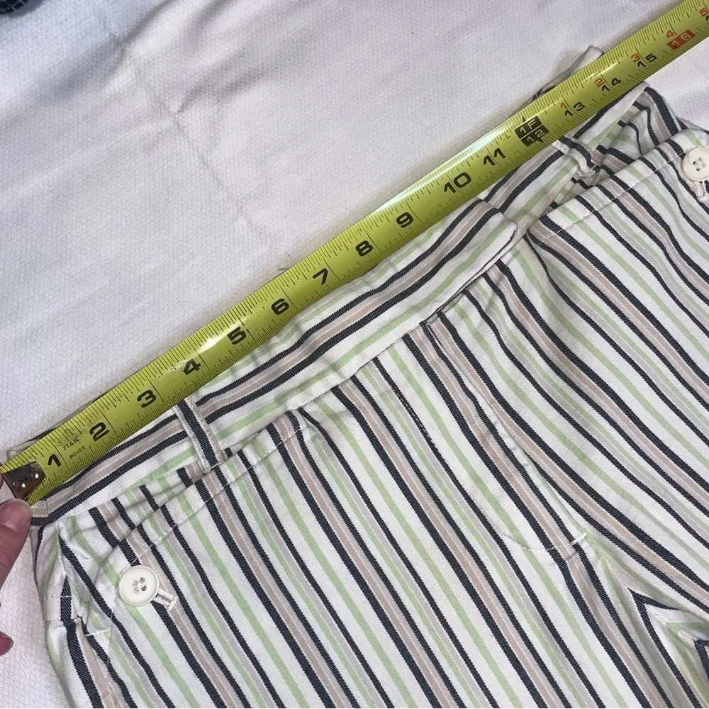 Ann Taylor LOFT Marisa Striped Cropped Pants | Size 4 | Nautical Preppy Resort - Image 15