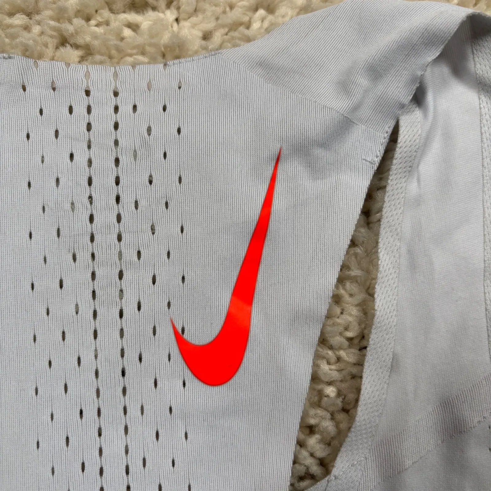 Nike Dri-FIT ADV Tank Top Light Gray Racerback Athletic Gym Workout Sz S - Image 9