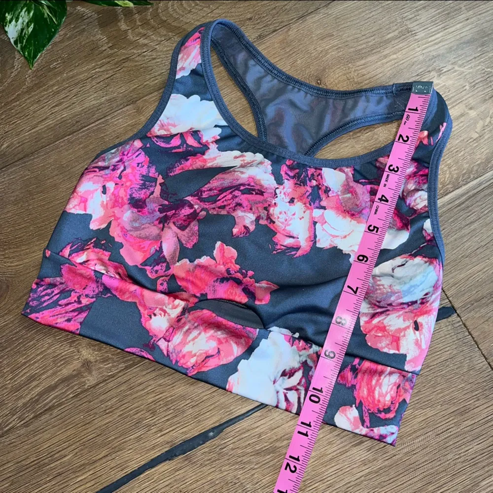 VS Sport Floral Print Sports Bra - Image 4