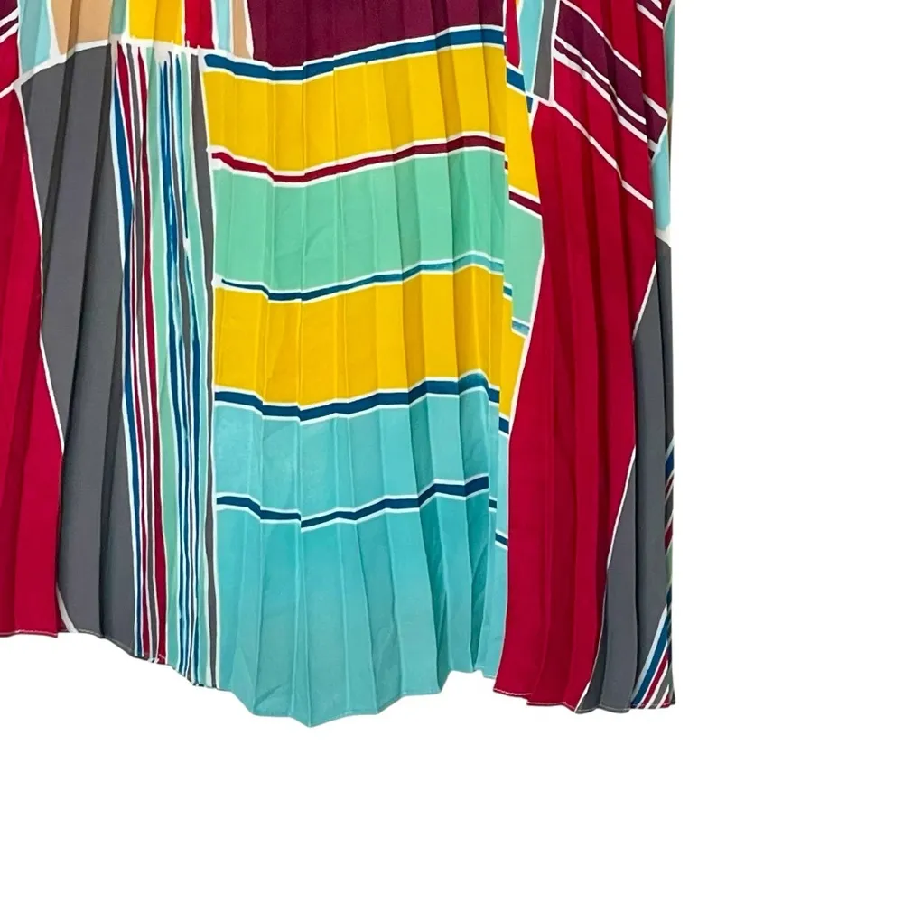 Ann Taylor LOFT Cabana Pleated Maxi Skirt | Beautiful Fun Flirty size 6 - Image 11