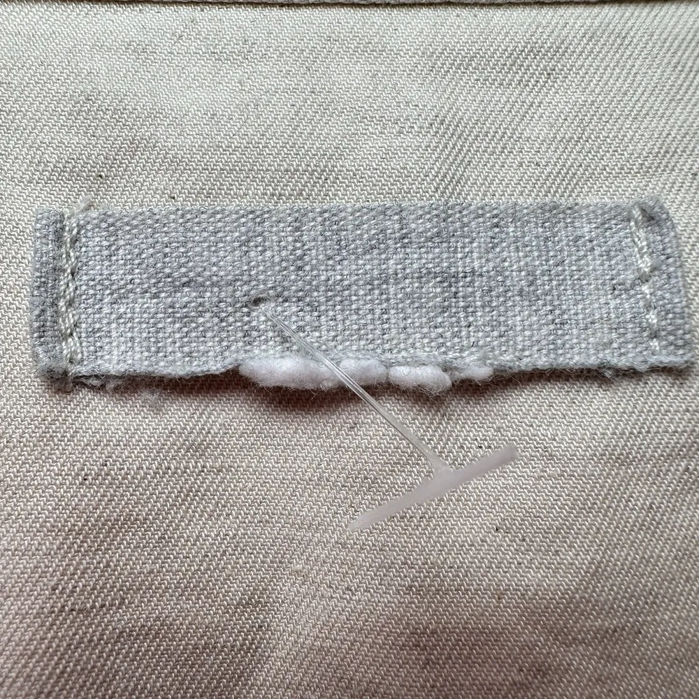 Outerknown S.E.A. Suit Women's Utility Jumpsuit Medium Natural Organic Cotton Tan - Image 10