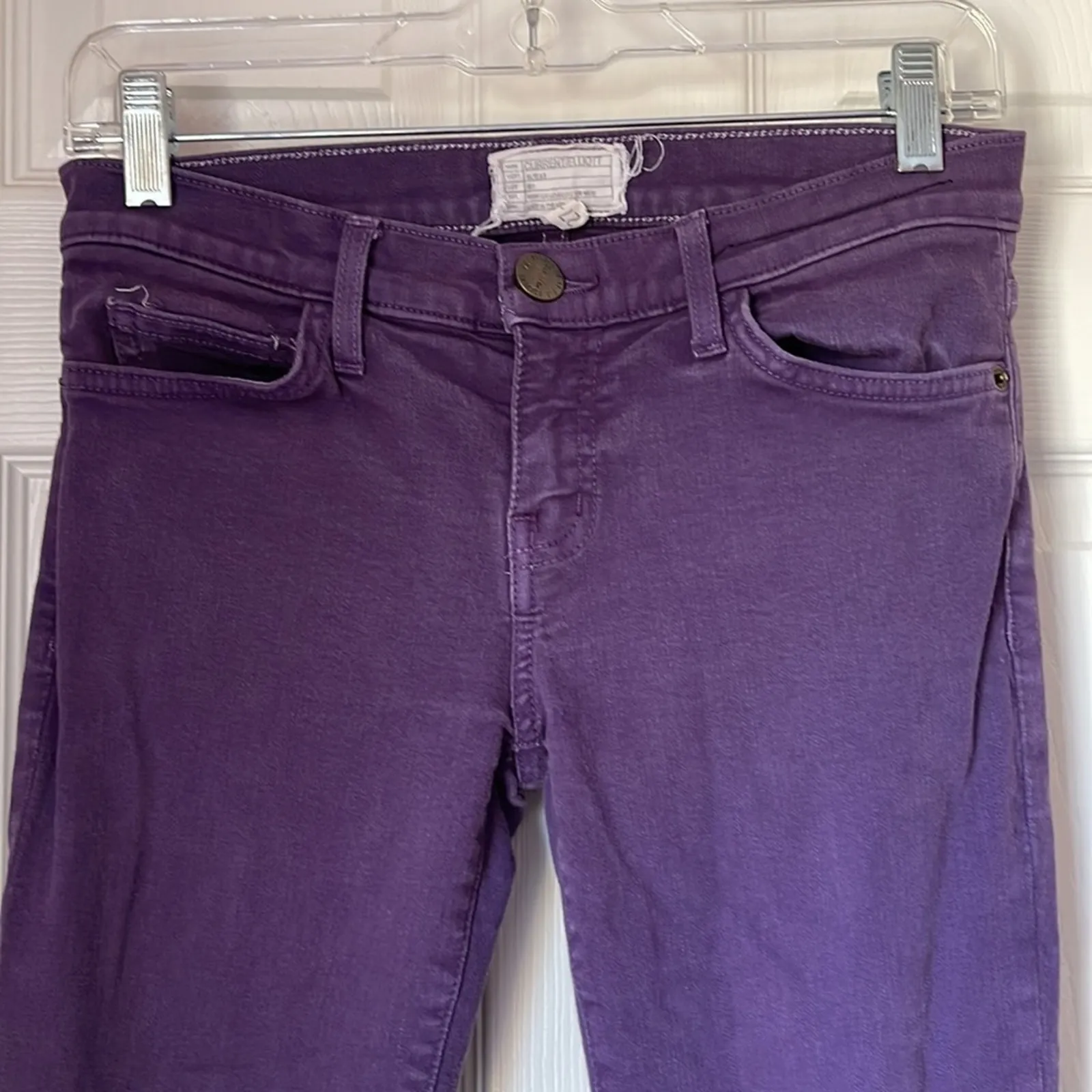 Current/Elliott Ankle Skinny in Eggplant - Image 2