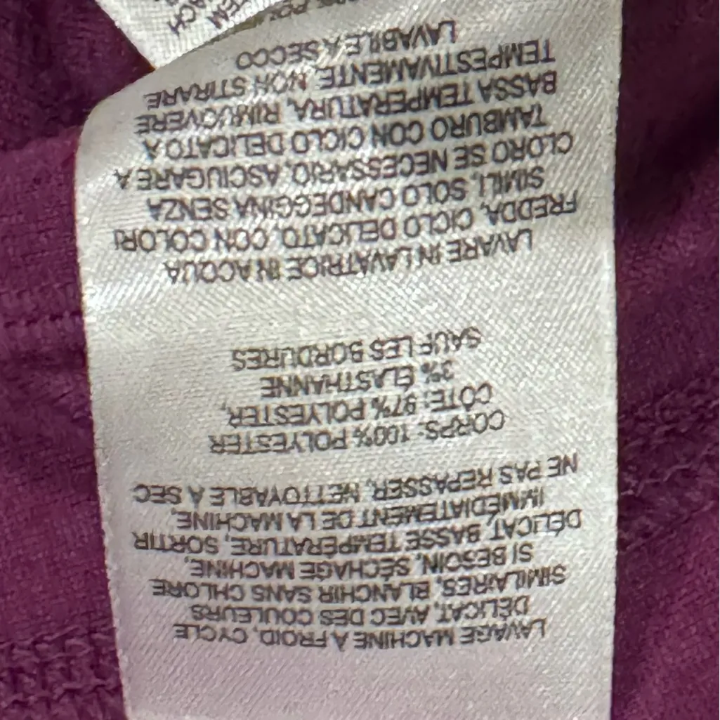 Columbia Purple Fleece Half Zip Pullover Women’s S Cozy Chic Athleisure Cabin - Image 7