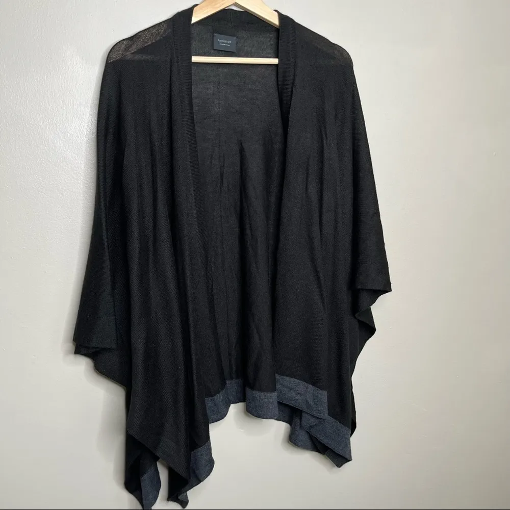 Bloomingdales Collection Fifty Nine Black Poncho Cardigan - Image 5