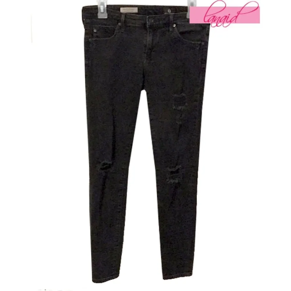 AG Legging Ankle Tempest Destroyed Distressed Ripped Skinny Stretch Jeans 26 - Image 7