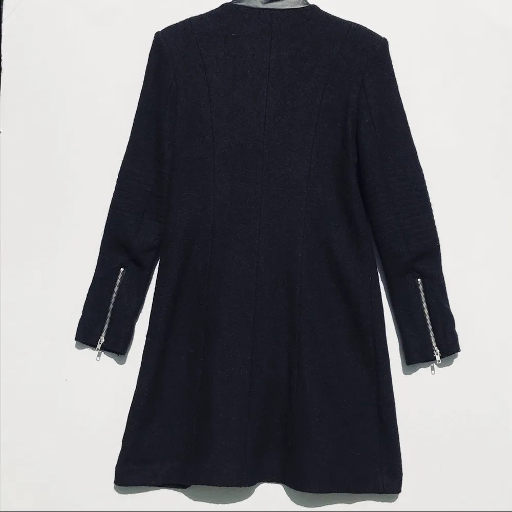 BB DAKOTA Moto Jacket Black Wool - Image 7