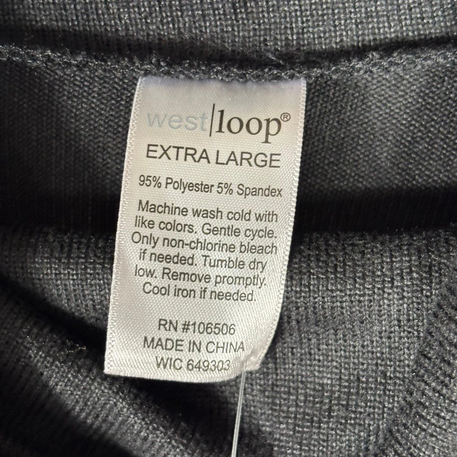 West Loop  Black XL Tunic NWT - Image 5