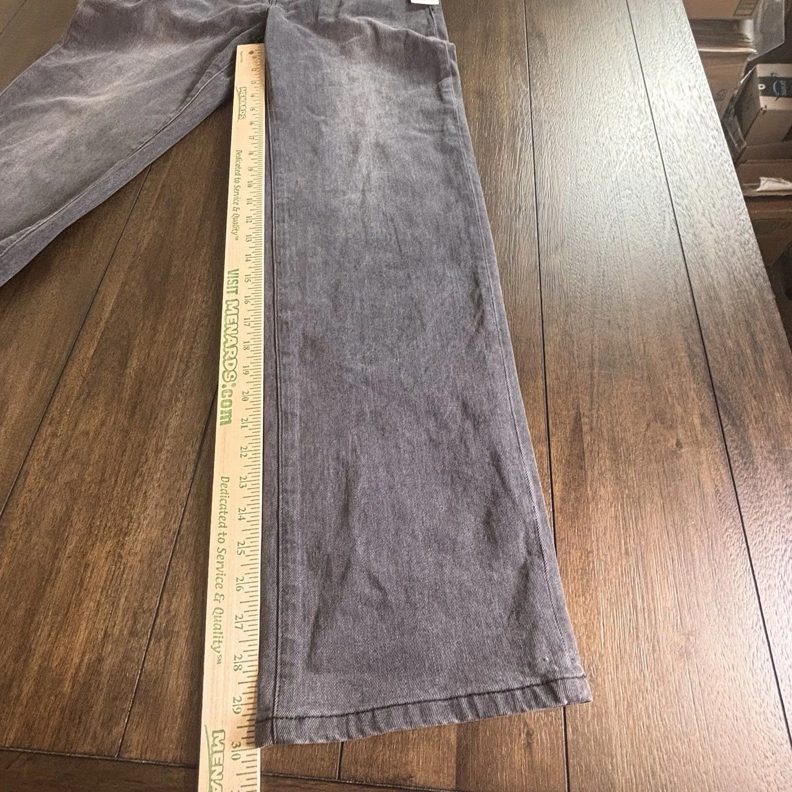 Sanctuary DKSM Luna Cuffed Pants Standard Rise Straight Crop 27 NWT Button Fly - Image 7