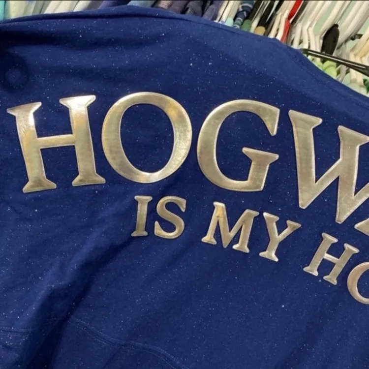 Universal studios Harry Potter wizard world Hogwarts is my home spirit jersey S Blue - Image 2
