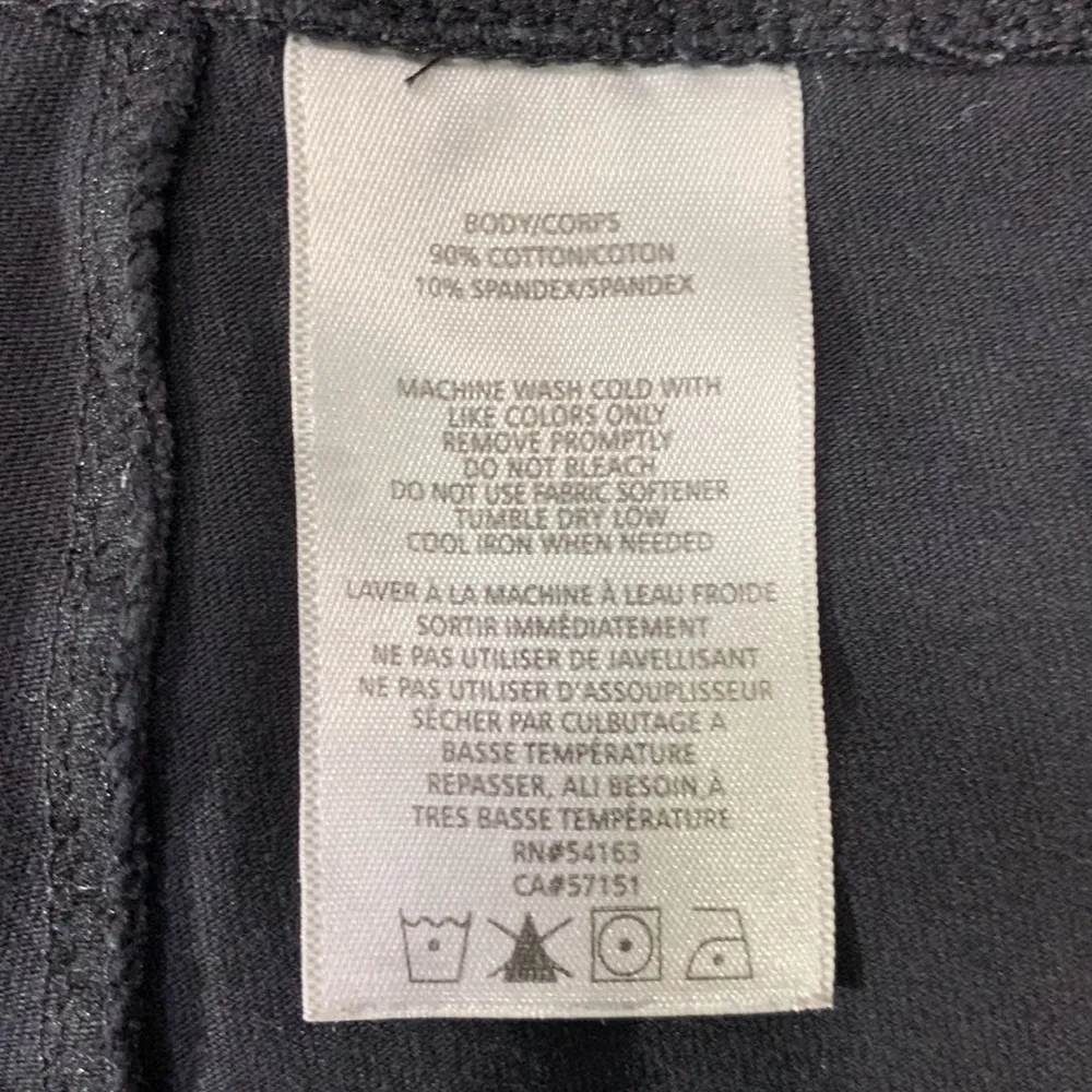 by Andrew Marc Performance Crop Black Leggings Medium - Image 11