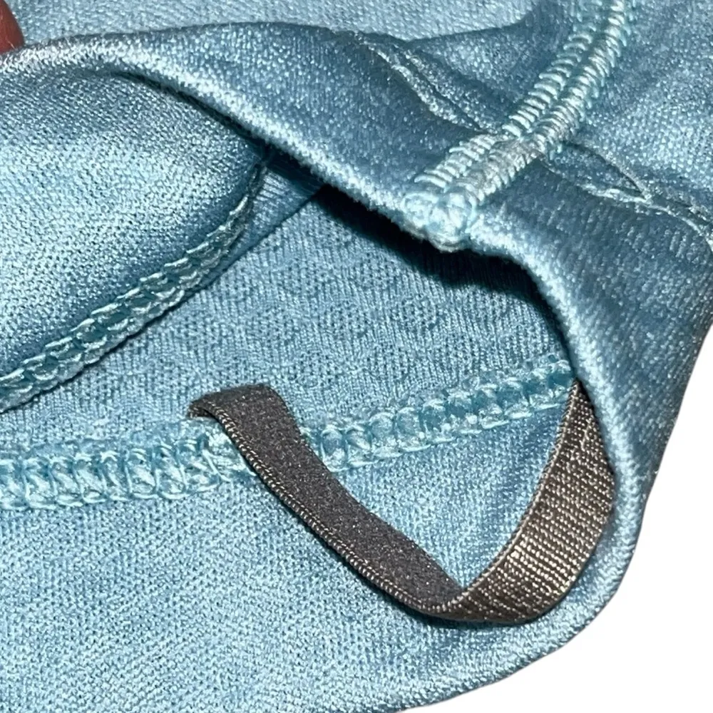 Patagonia Blue Aztec Capilene Midweight Long Sleeve Baselayer Top Shirt Medium - Image 5