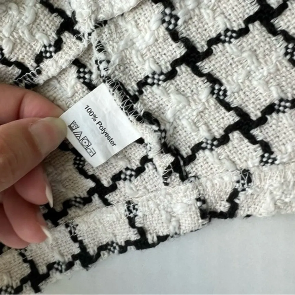 SheIn knit tweed  crop tank top size small - Image 6