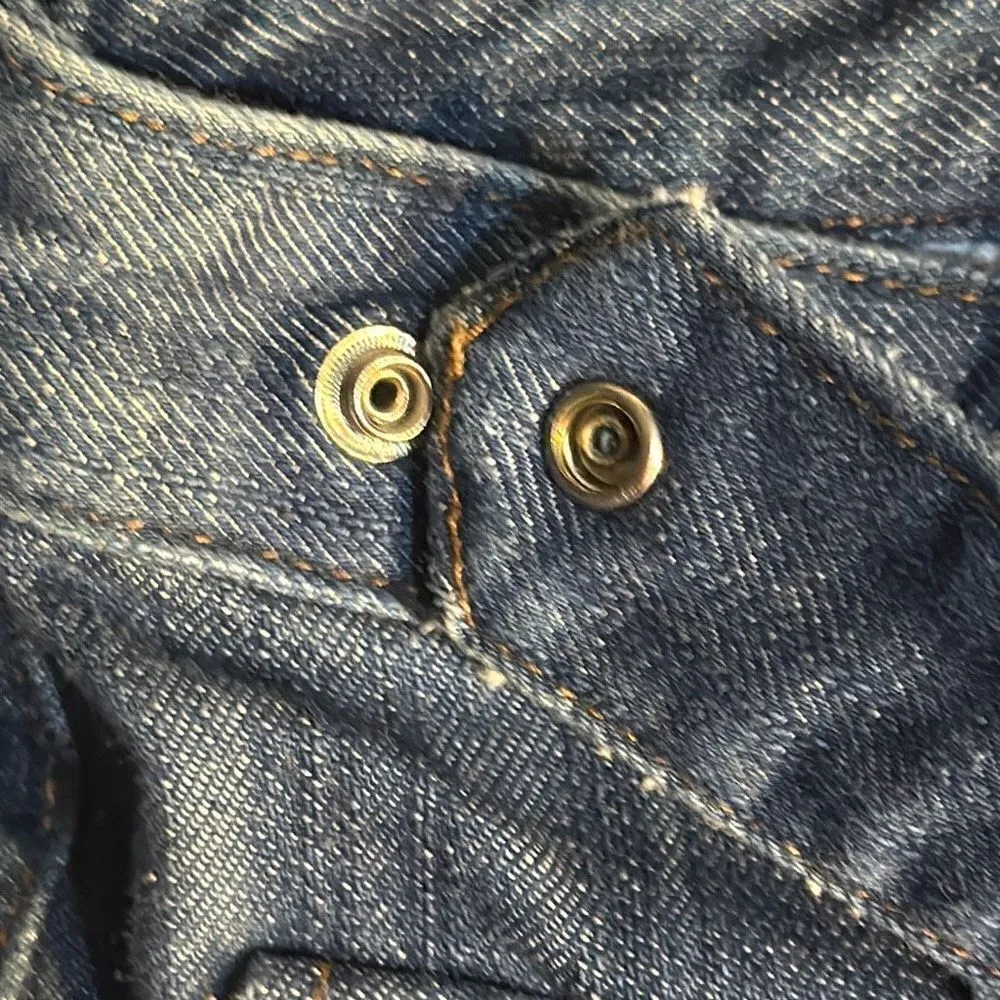 Frankie B Jeans Size 8 Inseam 34 inches Flared Blue - Image 15