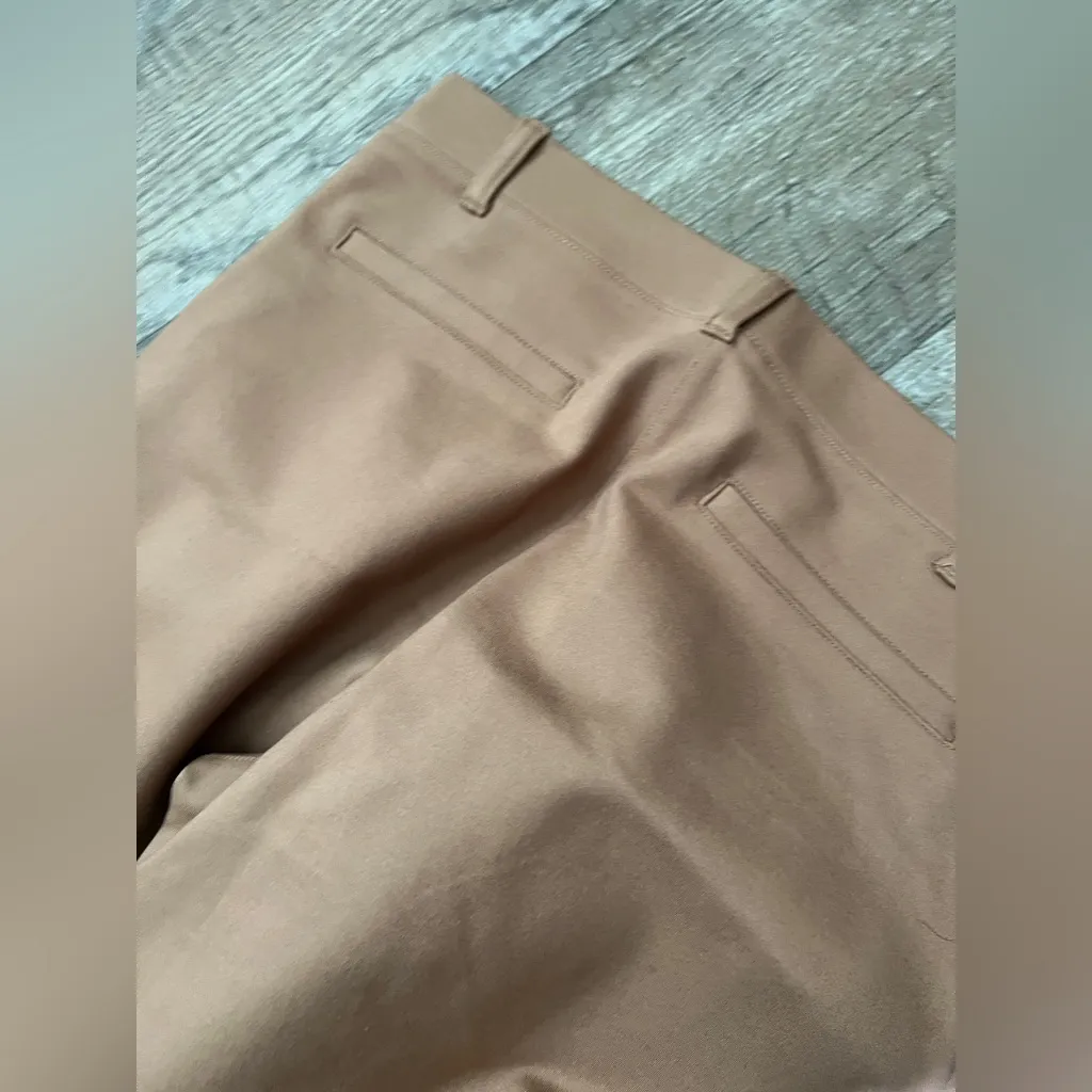 Quince tan brown pull on pants size small - Image 12