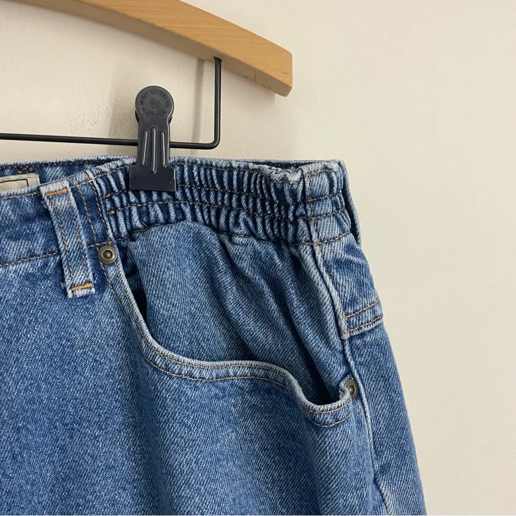 L.L. Bean Vintage Flannel Lined Jeans Size 18 Petite Made in Mexico - Image 7