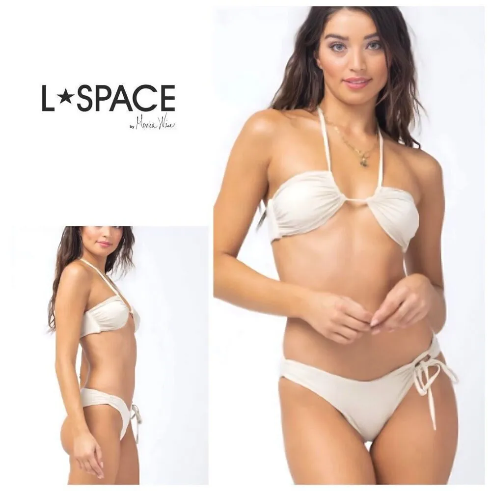 l*space New. L* bone shimmer bikini. XL. Retails $189 - Image 2