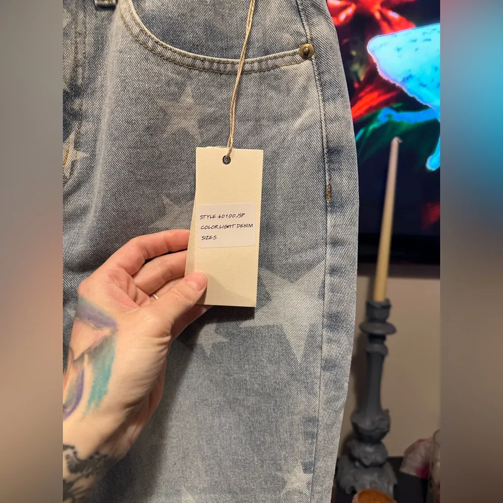 NWT Blue Velvet Star Flare Jeans - Image 6