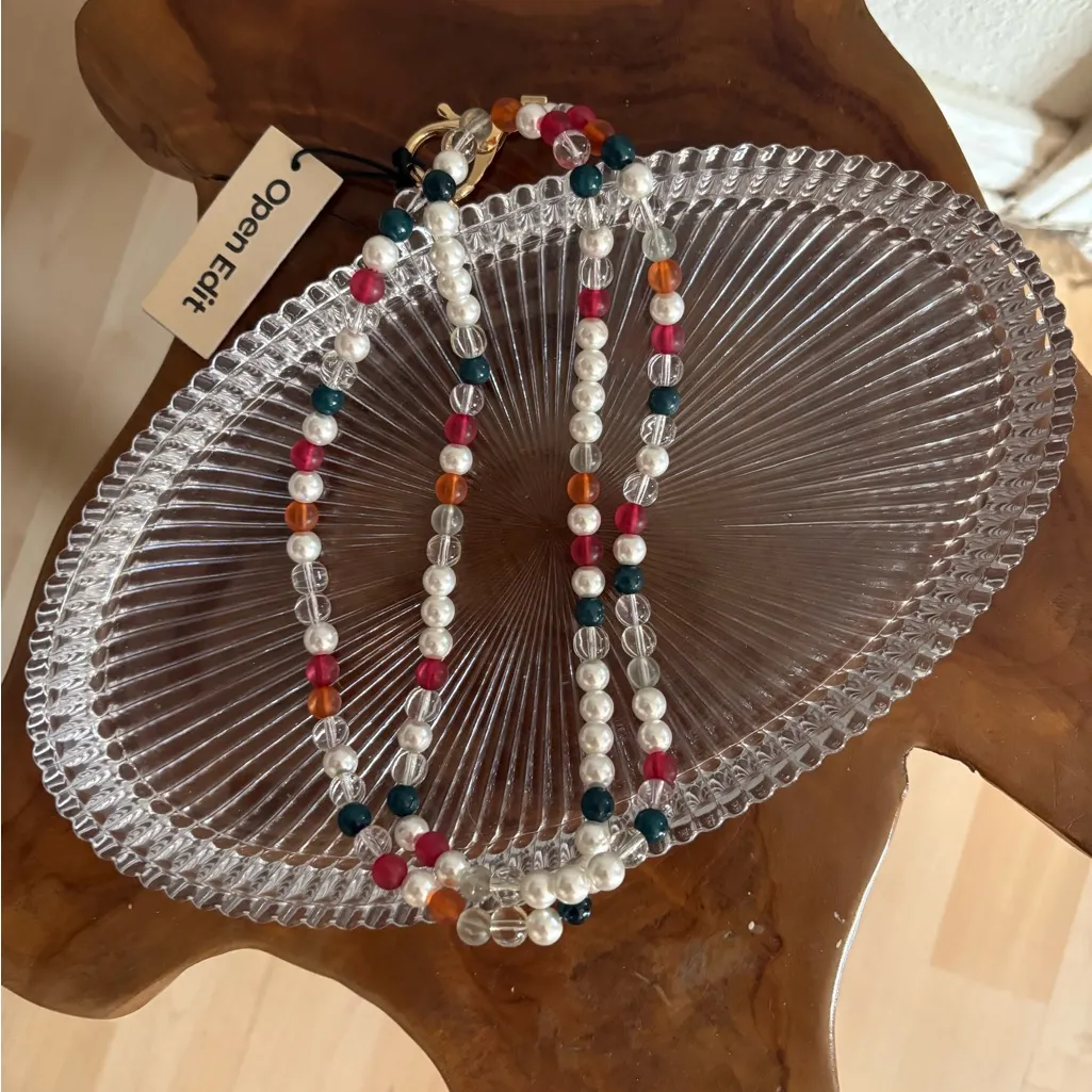 Open Edit NWT  Multicolor Beaded Necklace - Image 4