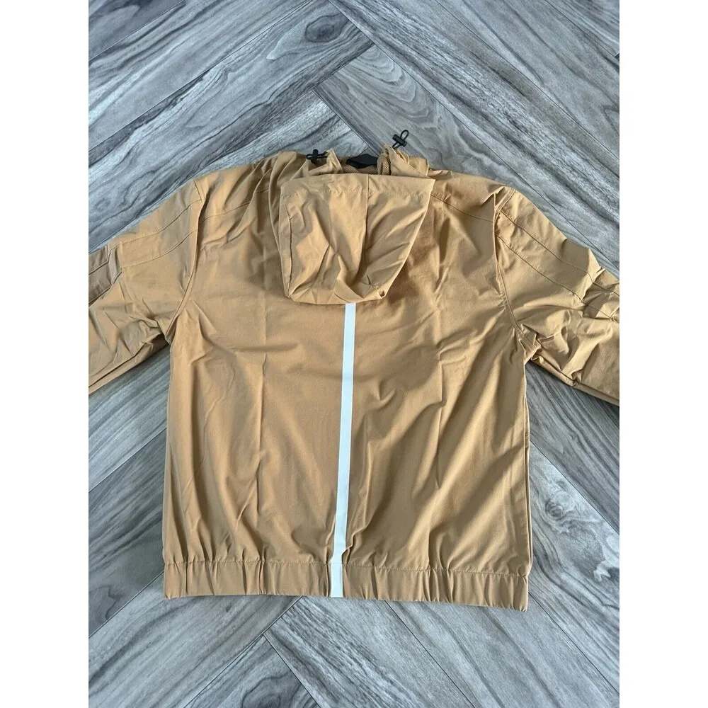 ALPHALETE Women’s EXP Tech Windbreaker- Chestnut, Size Medium - Image 8