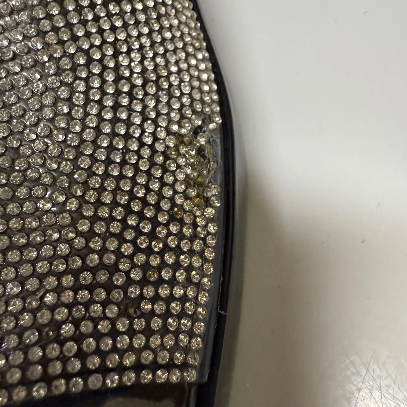 Nicole Miller Womens Shoes Sz 12‎ Black Tikki Jelly Sandals Bejeweled Bling - Image 6