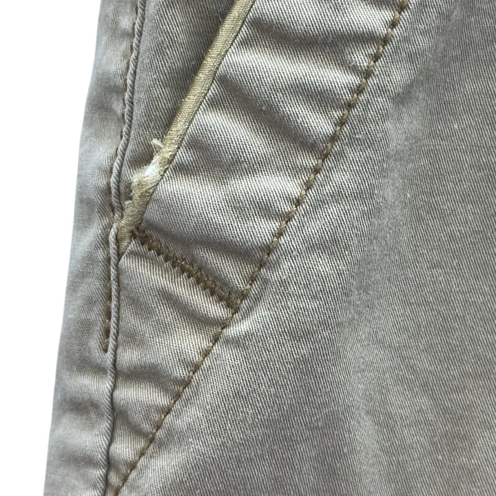 Y2K Polo Jeans Co Ralph Lauren Low Rise Chino Cotton Blend Capri Pants Womens 8 Tan - Image 14