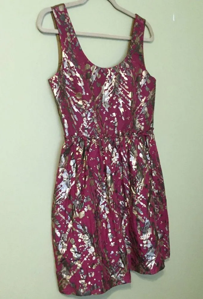 Anilee Overture Maribel Paint Splatter Dress Sz 6 - Image 5