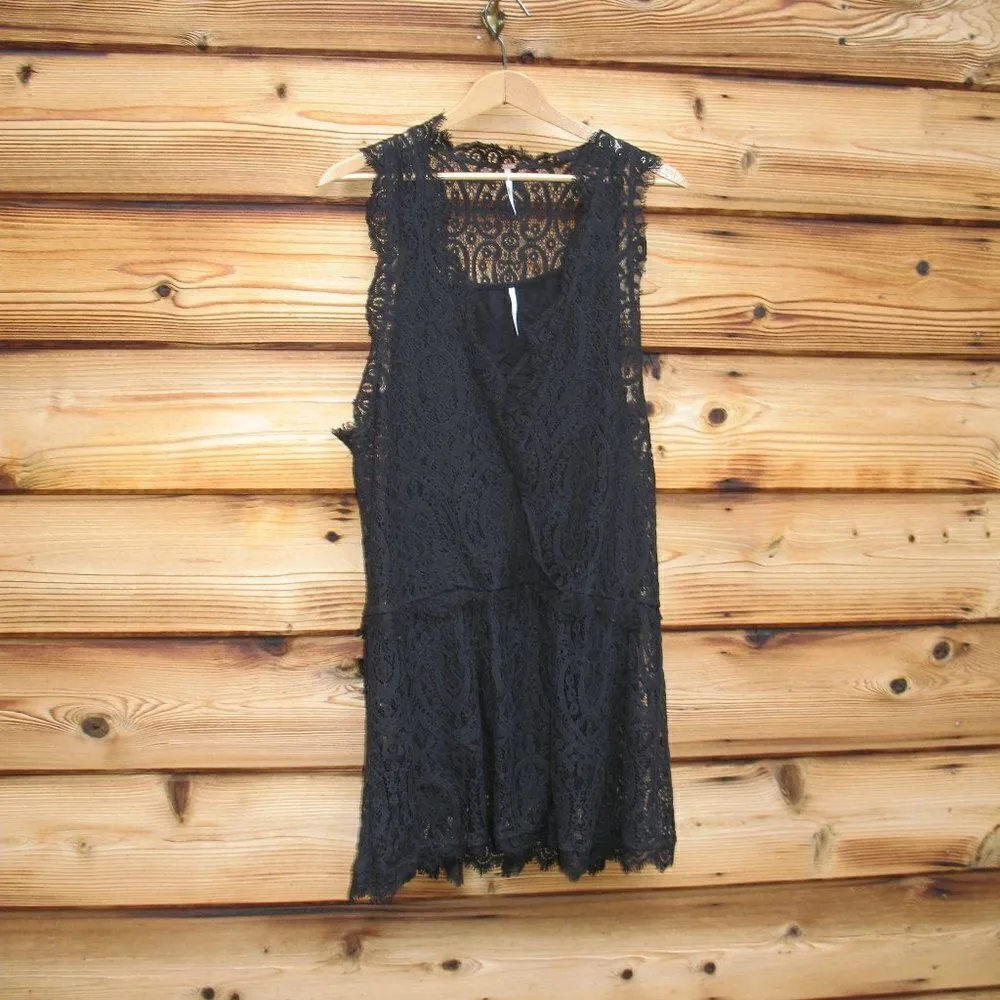 NWOT Free People  Heart in Two Lace Mini Dress - Image 3